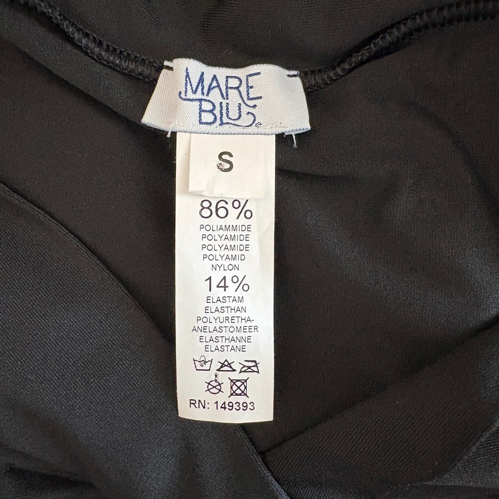 Mare Blu Acquaviva Black Maxi Skirt Womens S NWT Flowy Pull On Italy Resort - Picture 5 of 5